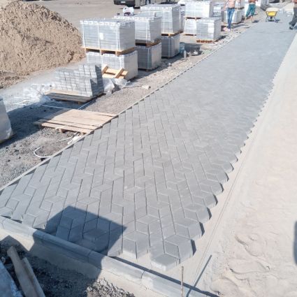 Тротуарна плитка Ромб